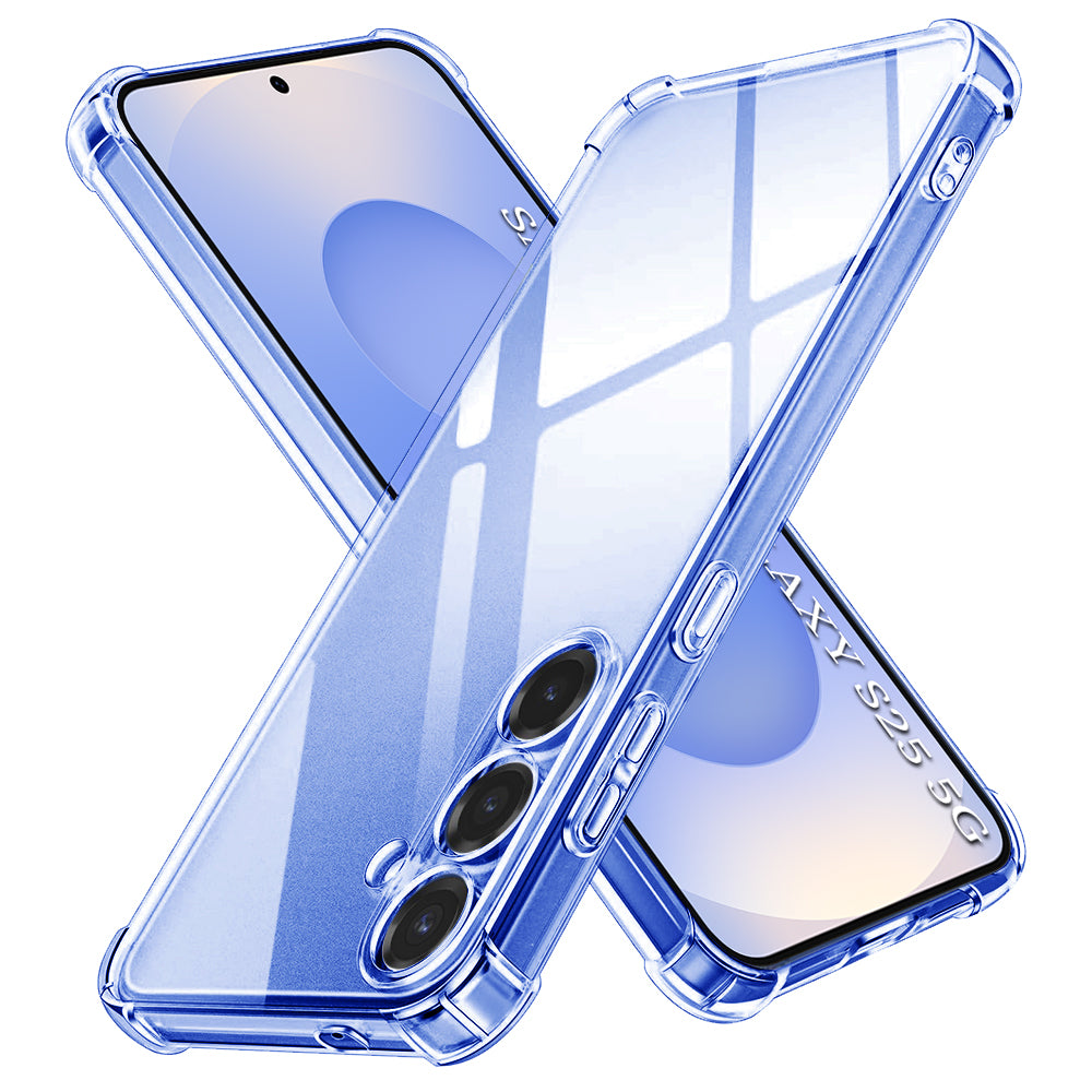 Shockproof Clear Silicone - Samsung Galaxy S25 - Clear