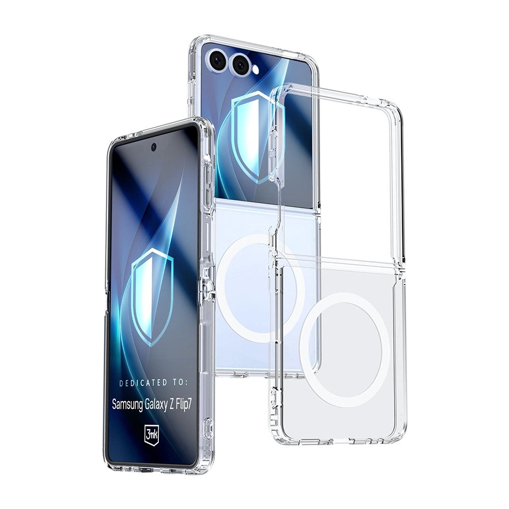3mk - Armor MagCase - Samsung Galaxy Z Flip7 - Transparent