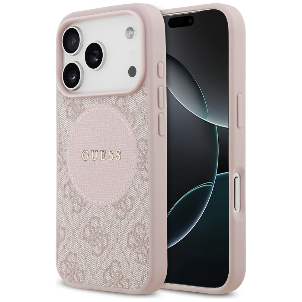 Guess - 4G Circle Classic Logo MagSafe (GUHMP17LP4PGRSGP) - iPhone 17 Pro - Pink