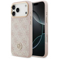 Guess - Hardcase 4G Strass Logo MagSafe (GUHMP17XP4GRMDEP) - iPhone 17 Pro Max - Pink