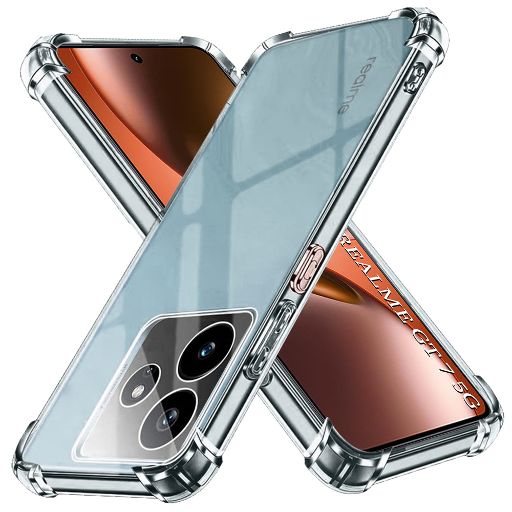 Shockproof Clear Silicone - Realme GT 7 - Clear
