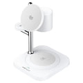 Acefast - 3 in 1 Magnetic Wireless Charger (E39) - Qi2.2, Phone + Watch + TWS, Night Light, 32.5W - White