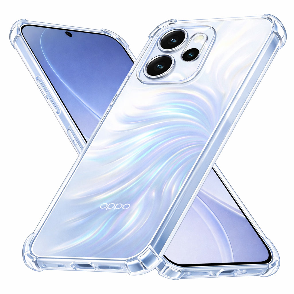 Shockproof Clear Silicone - Oppo Reno15 Pro - Clear