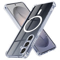 Shockproof Clear Silicone MagSafe - Samsung Galaxy S26 Plus - Clear