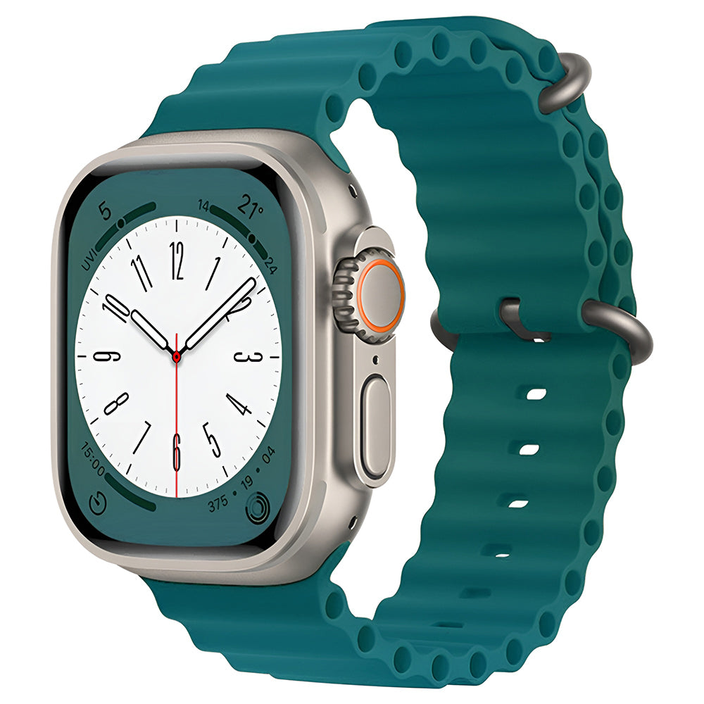 Watchband (W038) - Apple Watch 1/2/3/4/5/6/7/8/9/10/11/SE/SE 2/SE 3/Ultra/2/3 (42/44/45/46/49mm) - Office Green