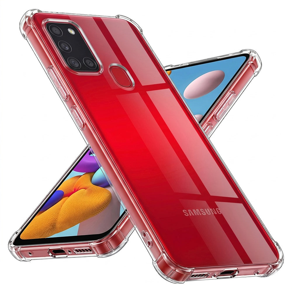 Shockproof Clear Silicone - Samsung Galaxy A21s - Clear