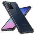 Shockproof Clear Silicone - Samsung Galaxy S10 Lite - Smoke Black