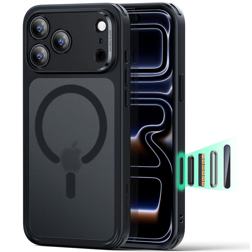 ESR - Classic Hybrid HaloLock - iPhone 18 Pro / iPhone 17 Pro - Frosted Black
