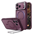 ESR - Classic Hybrid HaloLock Kickstand - iPhone 18 Pro Max / iPhone 17 Pro Max - Frosted Deep Burgundy