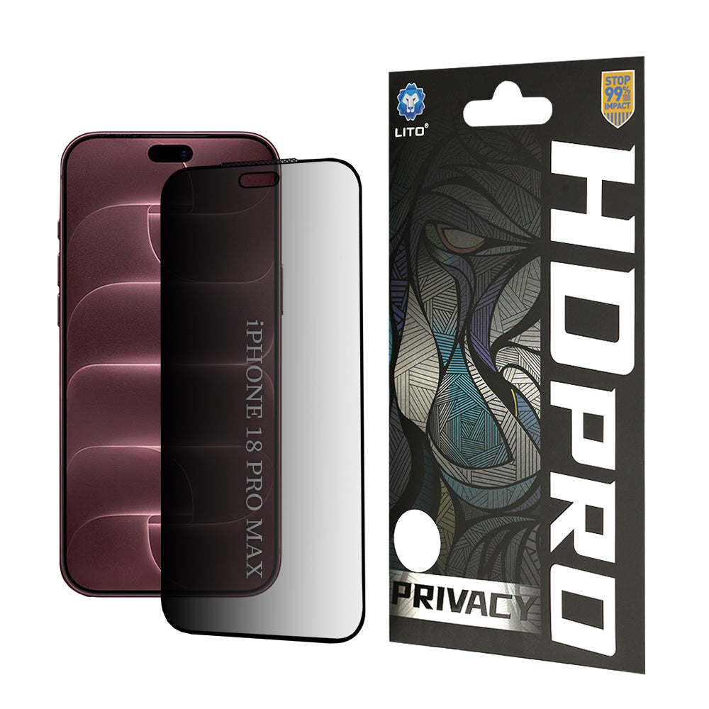 Lito - HD Pro Privacy - iPhone 18 Pro Max - Black