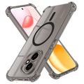 Shockproof Clear Silicone MagSafe - Samsung Galaxy A17 5G - Smoke Black