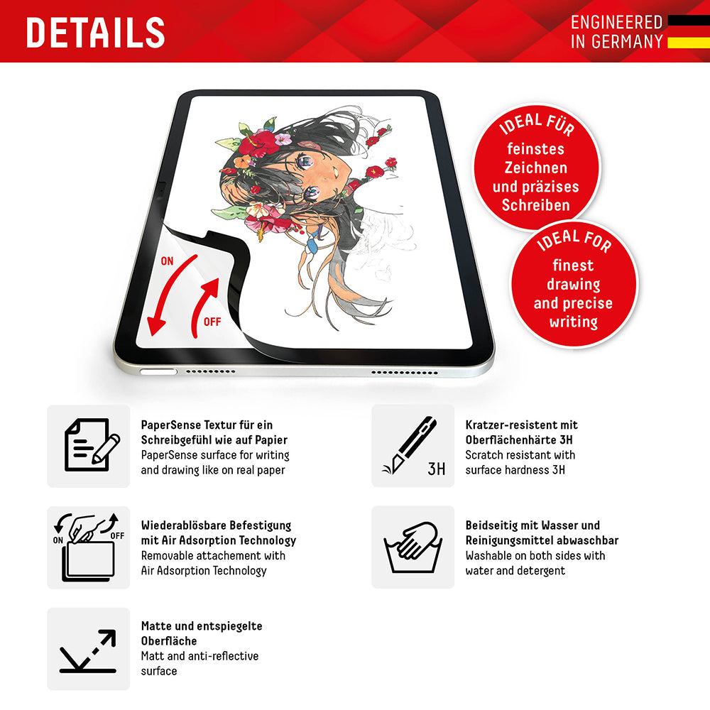 Displex PaperSense - iPad 10 (2022) 10.9 - Black