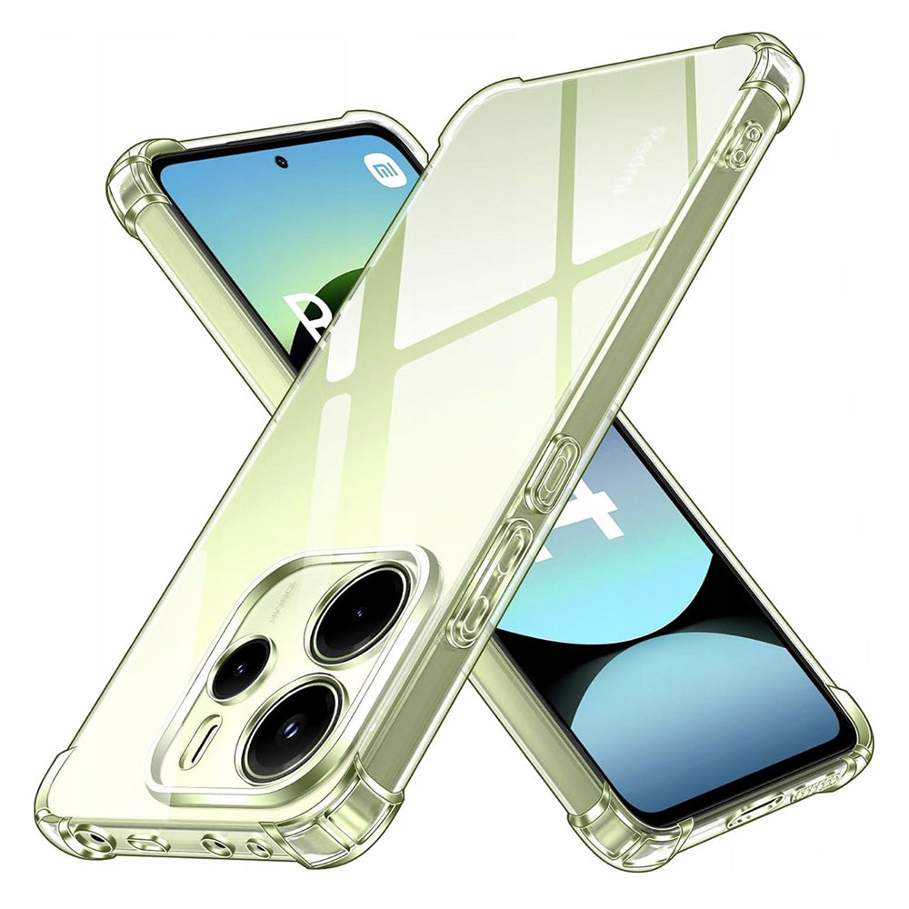 Shockproof Clear Silicone - Xiaomi Redmi Note 14 4G - Clear