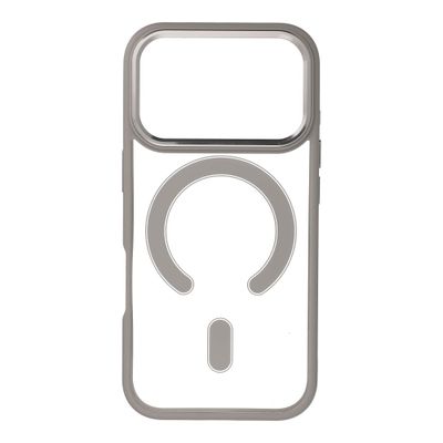 COLOR EDGE MAG COVER case with MagSafe for IPHONE 17 Pro titatnium grey
