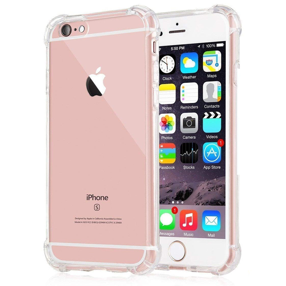 Shockproof Clear Silicone - iPhone 6/ 6S - Clear