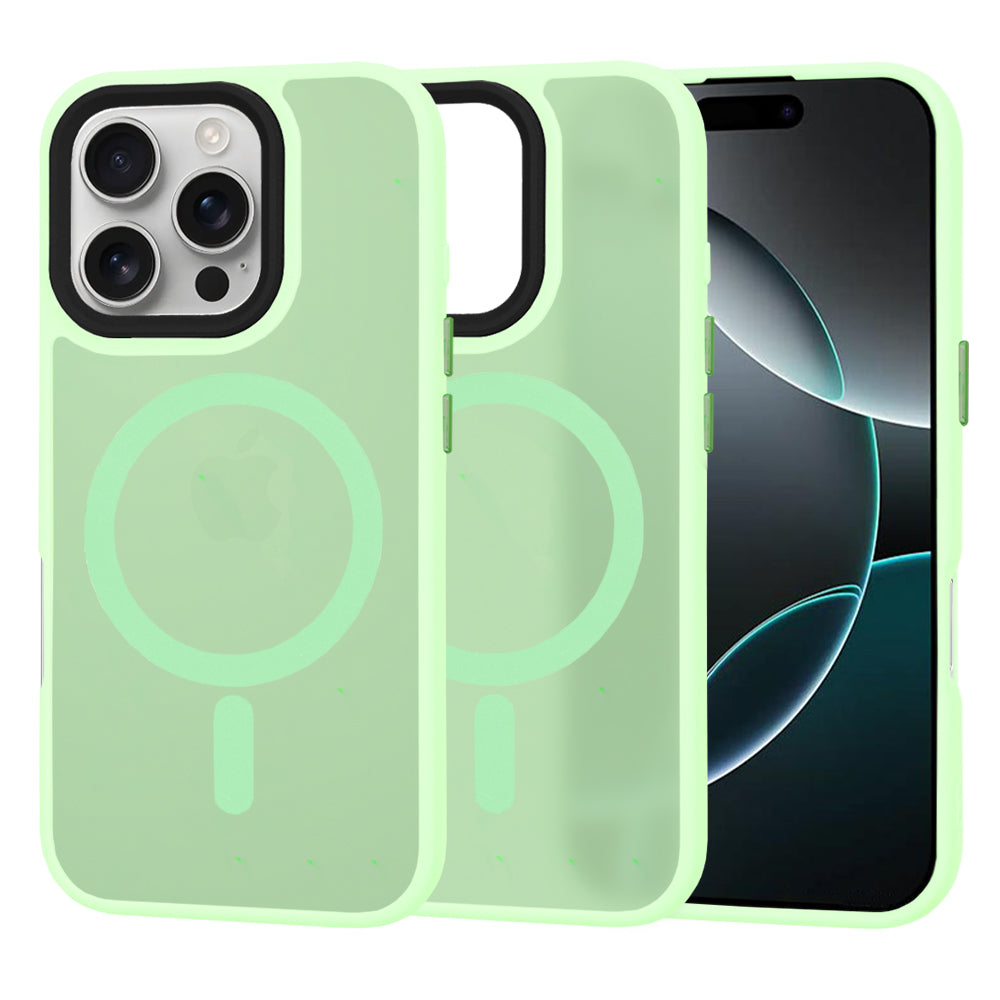 HaloFrost MagSafe Series - iPhone 16 Pro - Light Green