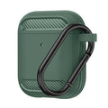 Carbon Silicone - for AirPods 1 / AirPods 2 - Green