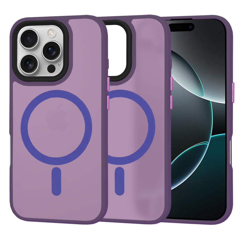 HaloFrost MagSafe Series - iPhone 16 Pro - Deep Purple