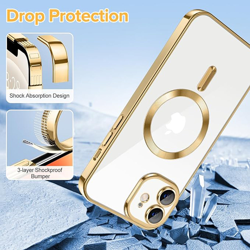 Luxury Crystal MagSafe - iPhone 12 - Gold