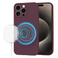 SoftFlex MagSafe - iPhone 15 Pro Max - Plum Red