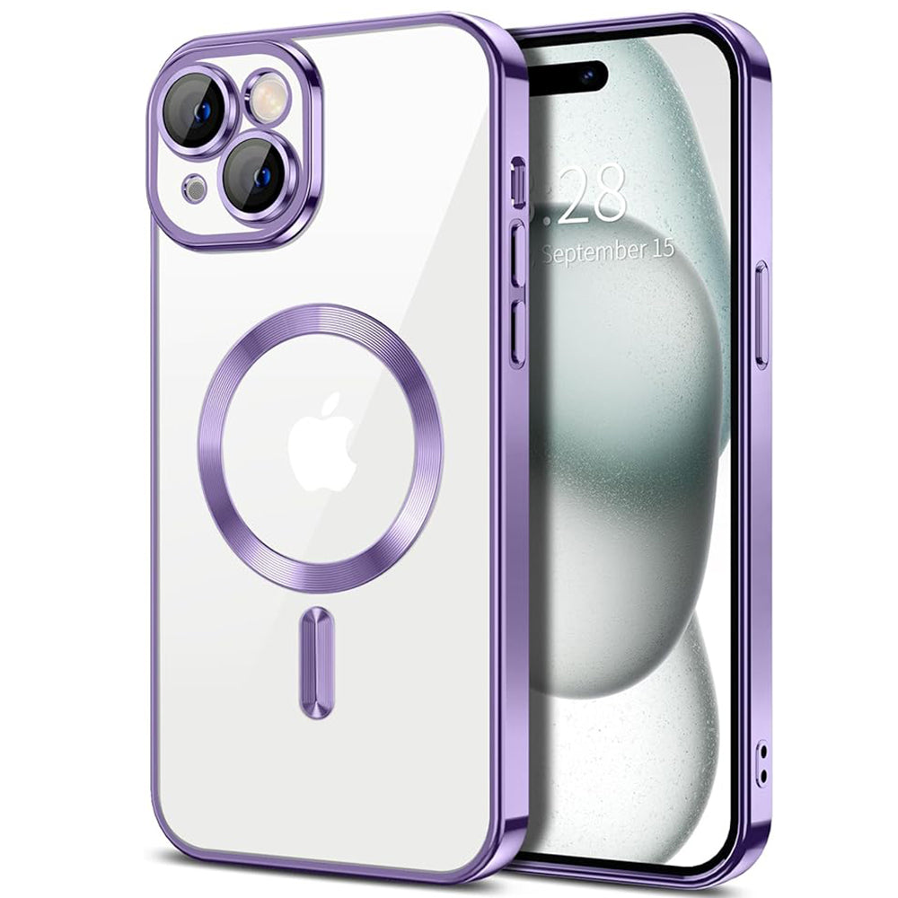Luxury Crystal MagSafe - iPhone 15 - Light Purple