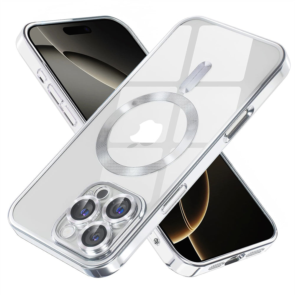 Luxury Crystal MagSafe - iPhone 16 Pro Max - Silver