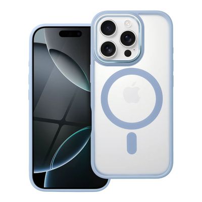 MATTE MAG COVER case
compatible with MagSafe for IPHONE 16 Pro blue