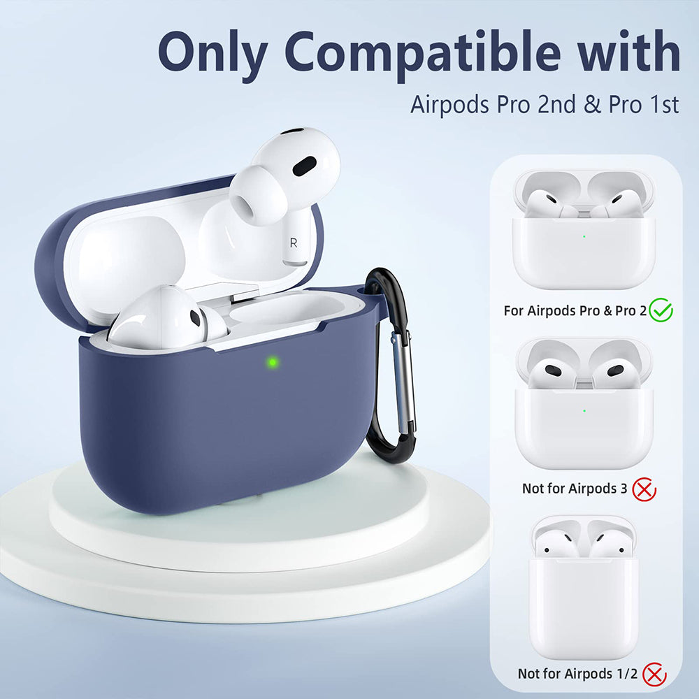 Silicone Case - for Apple AirPods Pro 1 / 2 - Dark Green