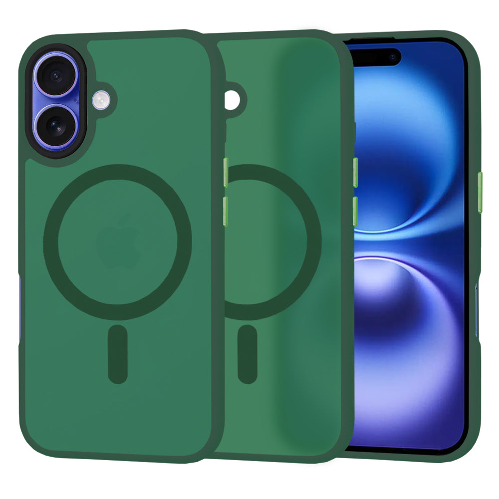 HaloFrost MagSafe Series - iPhone 16 - Midnight Green
