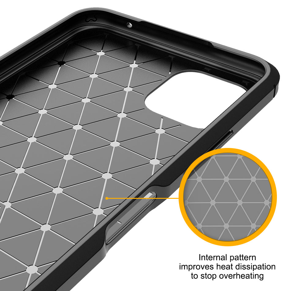 Carbon Silicone - Samsung Galaxy A22 5G - Black