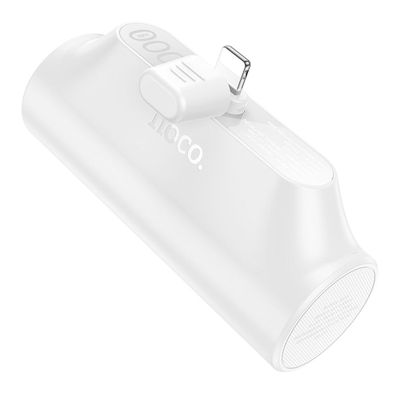 HOCO powerbank 3000 mAh with built-in connector Lightning J147 white