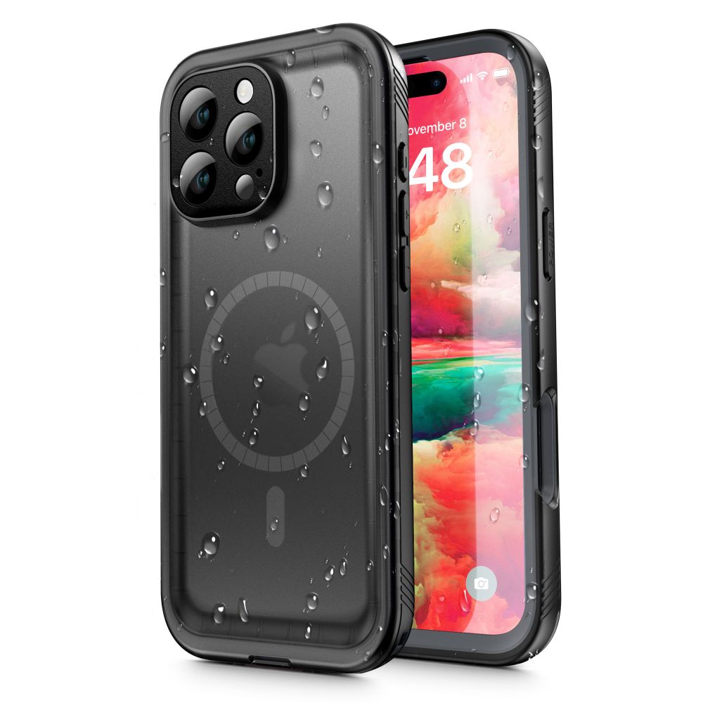 ShellBox - Waterproof IP68 Case - iPhone 16 Pro Max - Black
