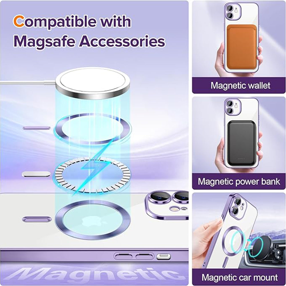 Luxury Crystal MagSafe - iPhone 12 - Light Purple