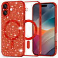 Luxury Glitter MagSafe - iPhone 17 - Red
