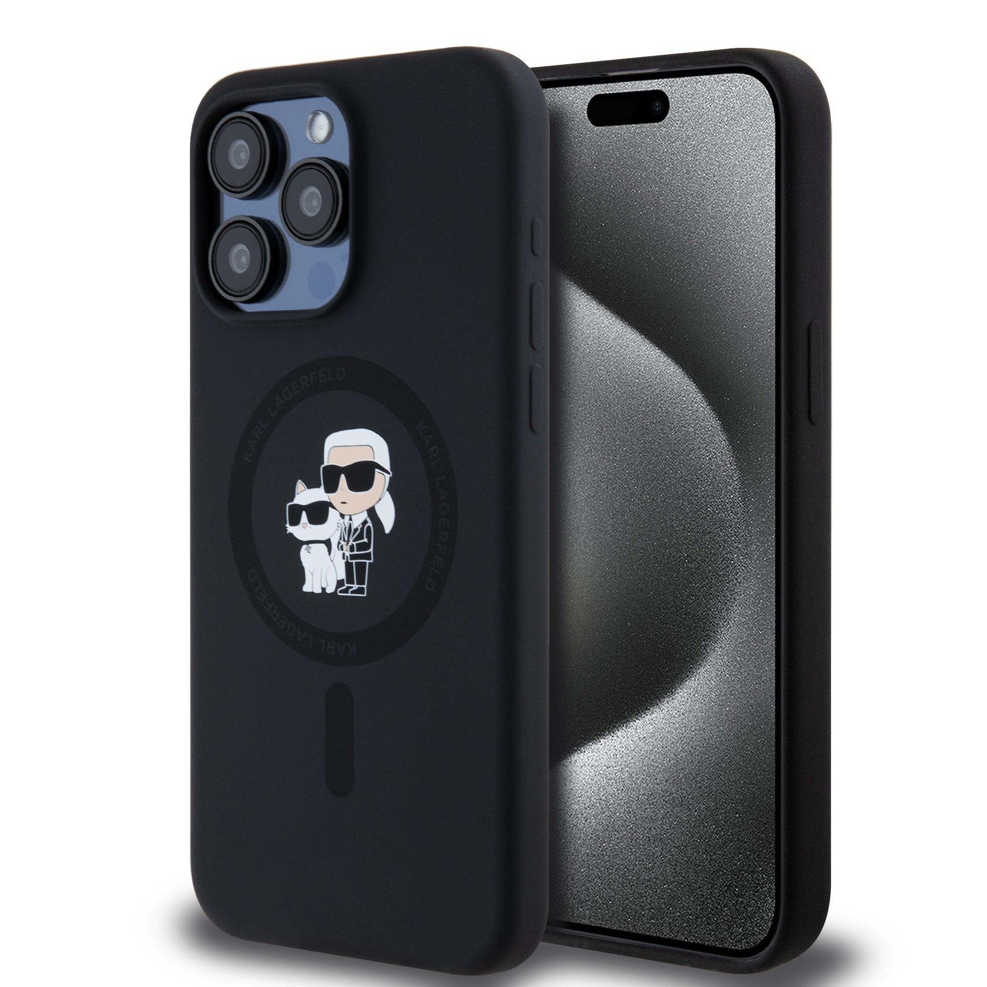 Karl Lagerfeld Magsafe Case - iPhone 15 Pro Max (Μαύρο – KLHMP15XSCMKCRHK)