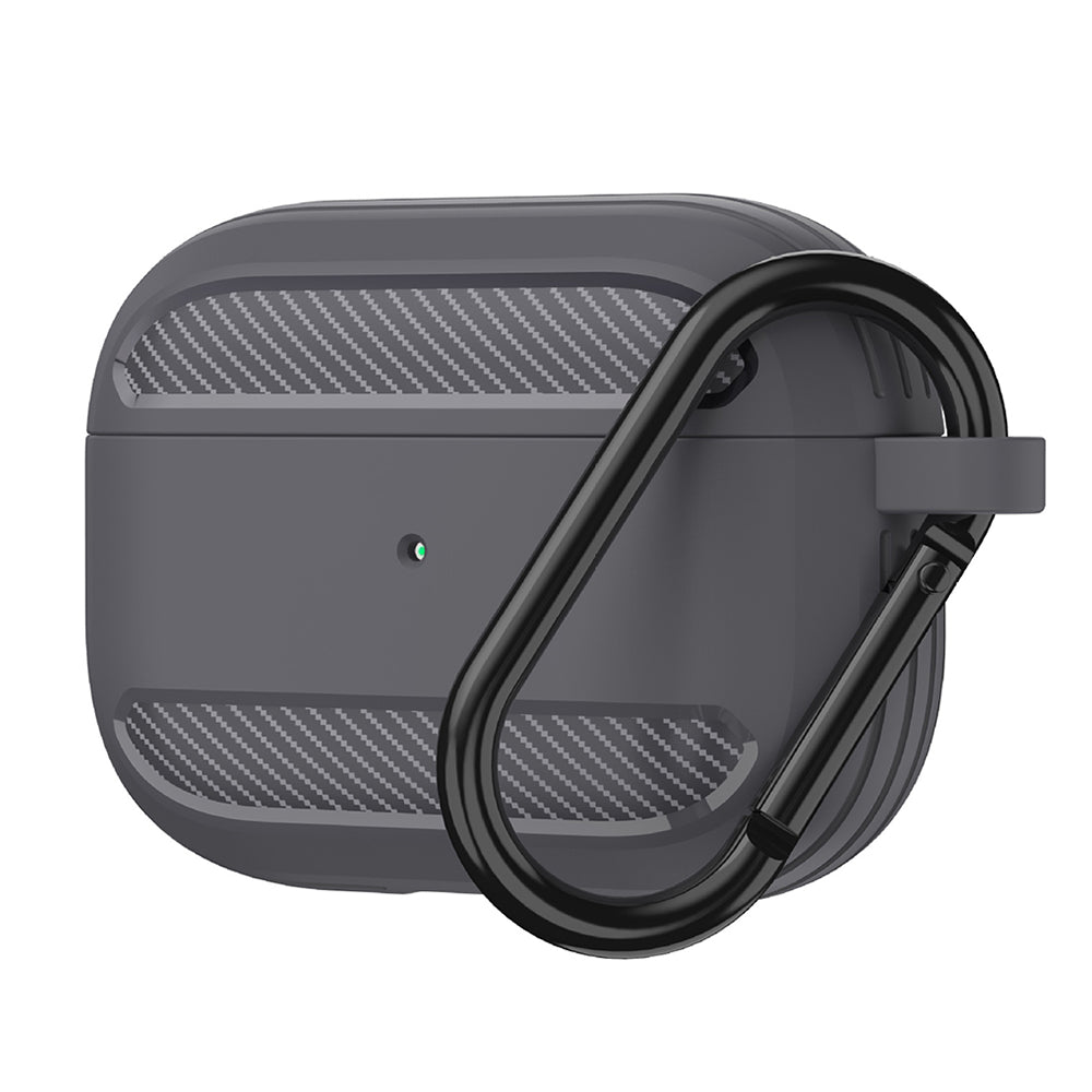 Carbon Silicone - for AirPods Pro 1 / AirPods Pro 2 - Gray
