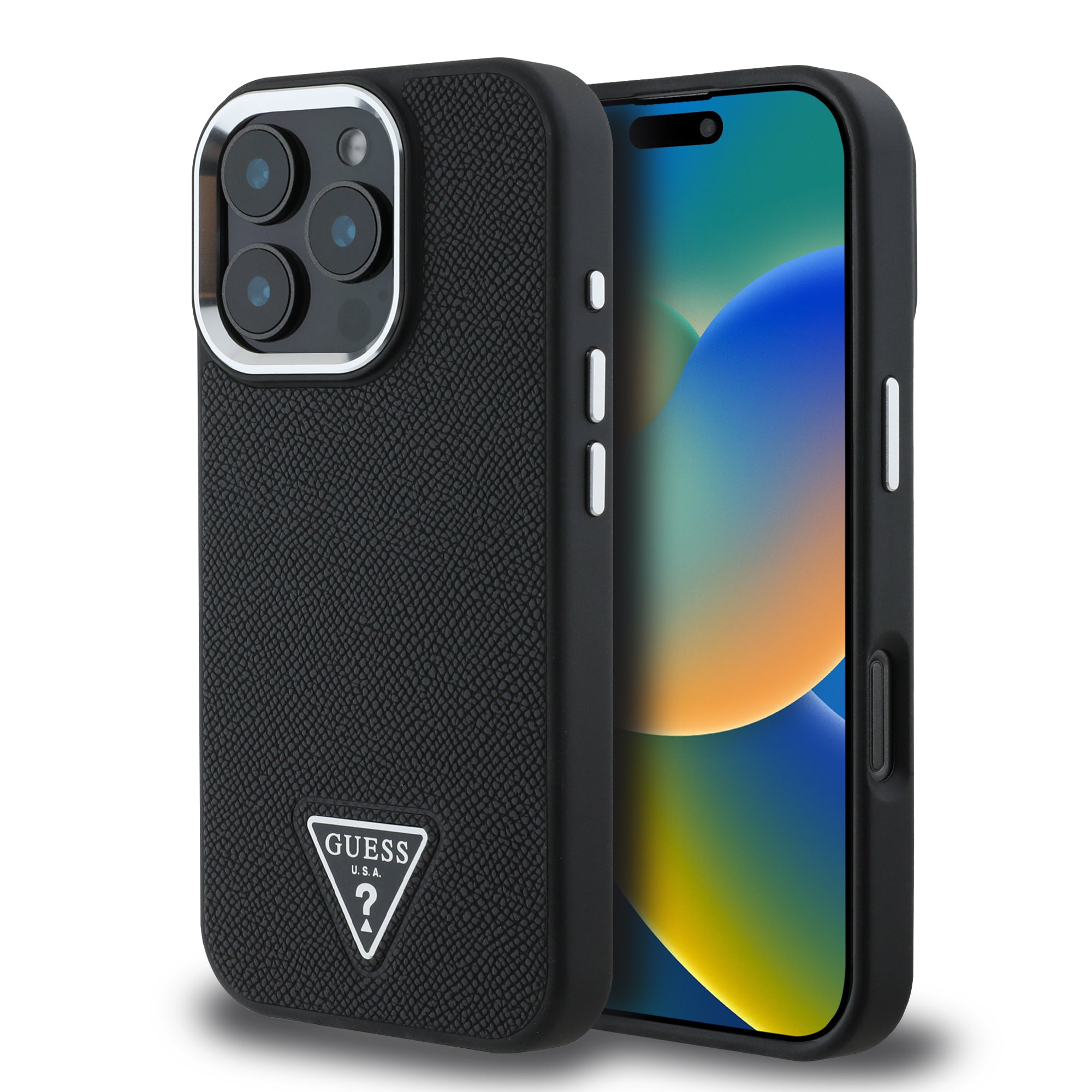 Guess Magsafe Case – iPhone 16 Pro (Μαύρο – GUHMP16LPGTSPSK)