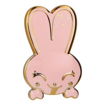 Phone stand RABBIT - stick- on - pink