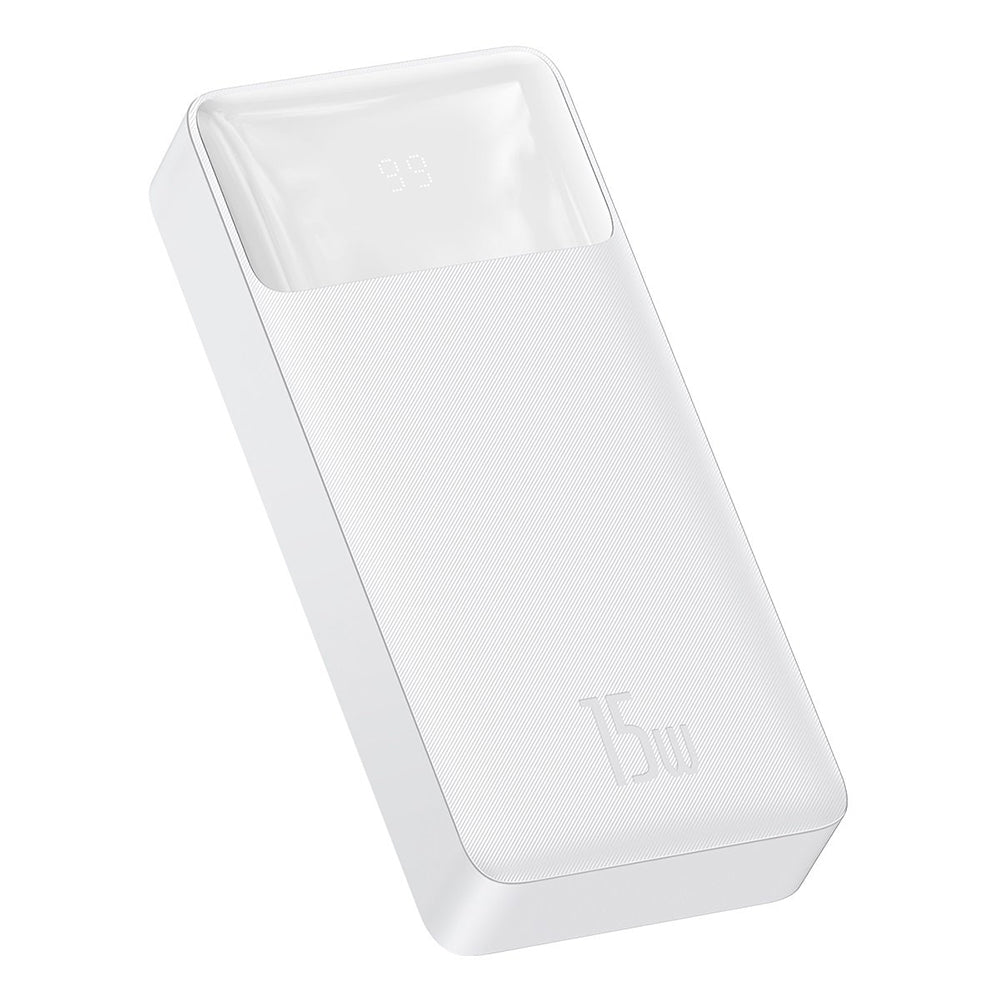 Baseus - Power Bank Bipow - Digital Display 20000mAh - White