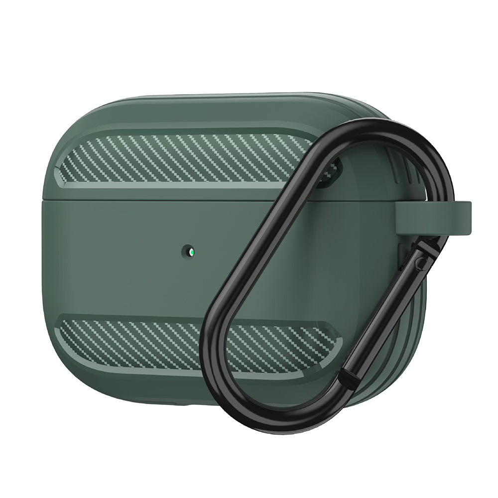 Carbon Silicone - for AirPods Pro 1 / AirPods Pro 2 - Green