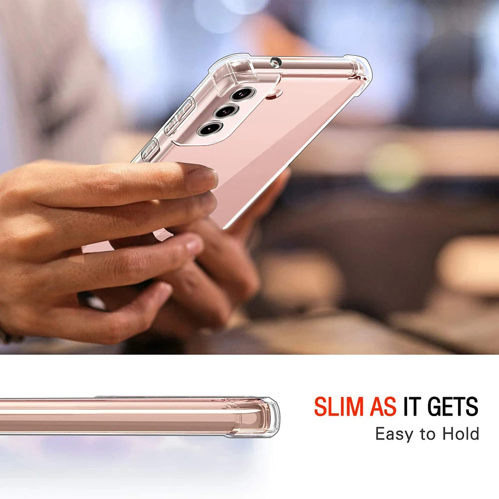 Shockproof Clear Silicone - Samsung Galaxy S23 - Clear