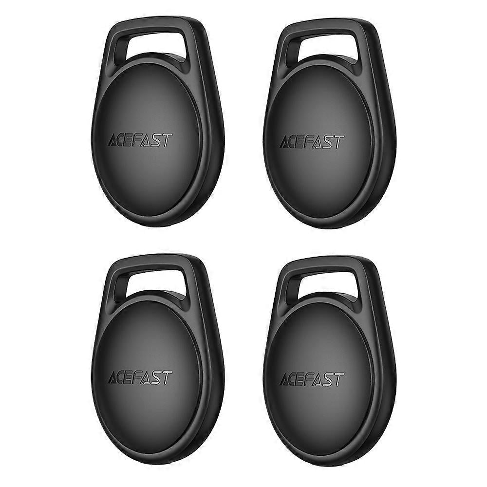 Acefast - (4pack) Smart Tracker (S2) - Apple Find My (iOS Only), 230mAh - Black