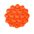Phone Holder - Suction Pad for SelfiesRound Shape - Orange