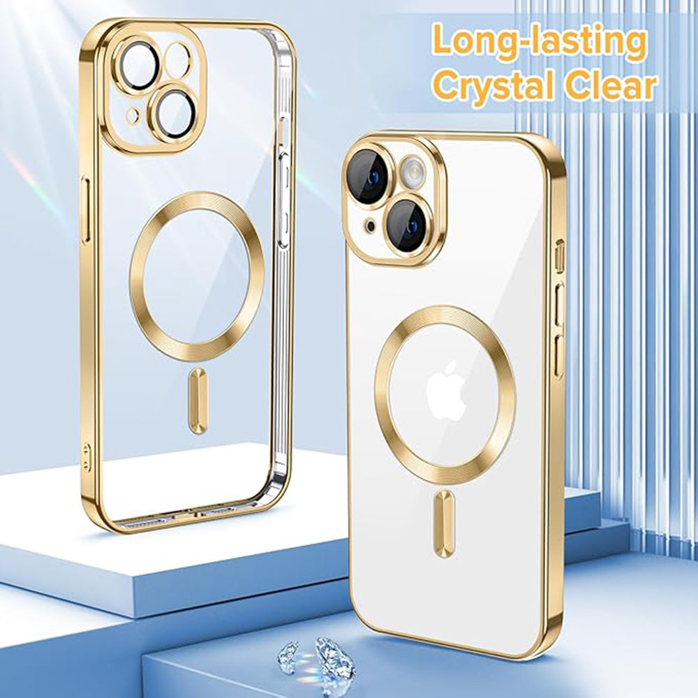 Luxury Crystal MagSafe - iPhone 14 - Gold