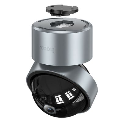 HOCO indoor camera adjustable in two planes with night mode Full HD D5 silver