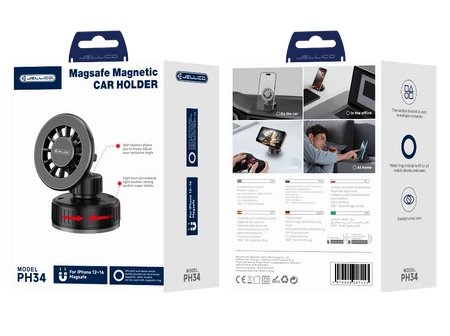JELLICO car holder magnetic PH34 Black