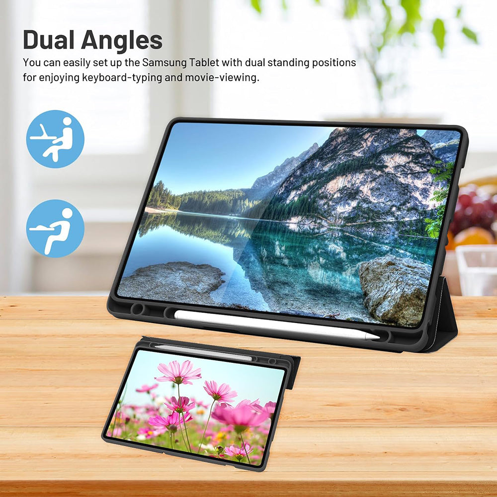 Flex Trifold - Pencil Holder - Samsung Galaxy Tab A9 - Matcha Green