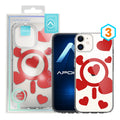 Case Iridiscente Metallica Magsafe with Drawings iPhone 11 - Color : 3