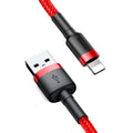 Baseus - Data Cable Cafule - USB to Lightning, 1m - Red