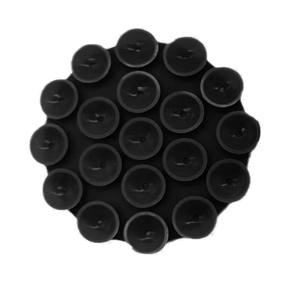 Phone Holder  - Suction Pad for SelfiesRound Shape - Black
